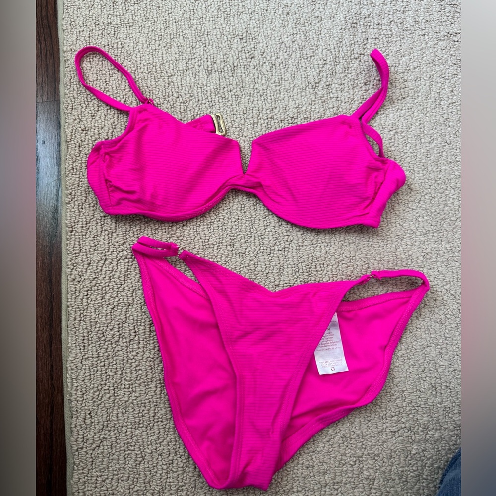 No Boundaries Hot Pink Bikini